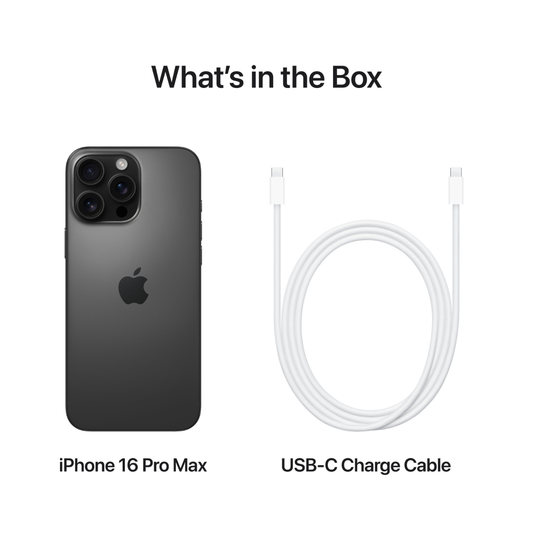 Skip to the beginning of the images gallery iPhone 16 Pro Max 1TB - Black Titanium