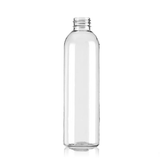 200ml PET Boston Tall Bottle (24mm neck) - No Closure - Amber